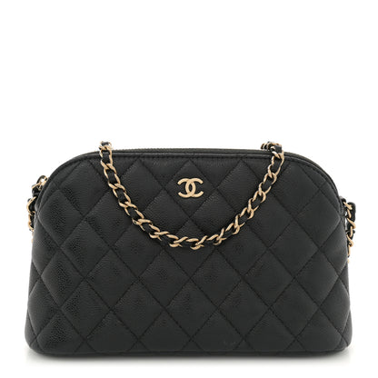 Chanel Caviar Quilted Classic Clutch With Chain Black 1 of 12