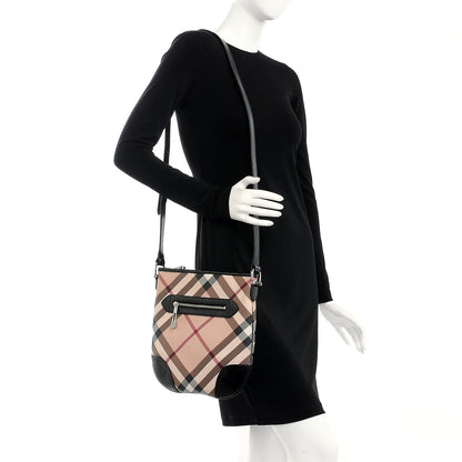 Burberry Supernova Check Small Dryden Crossbody Bag Black 2 of 9