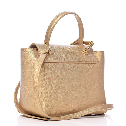 Celine Laminated Calfskin Nano Belt Bag Gold 3 of 9