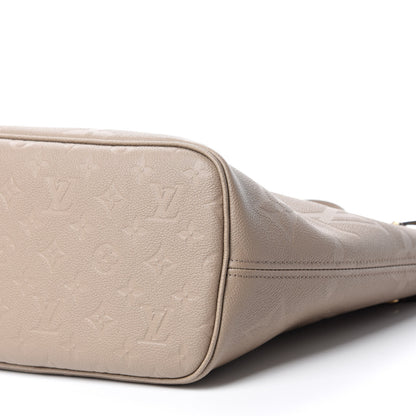 Louis Vuitton Empreinte Monogram Giant Neverfull MM Tourterelle 7 of 9