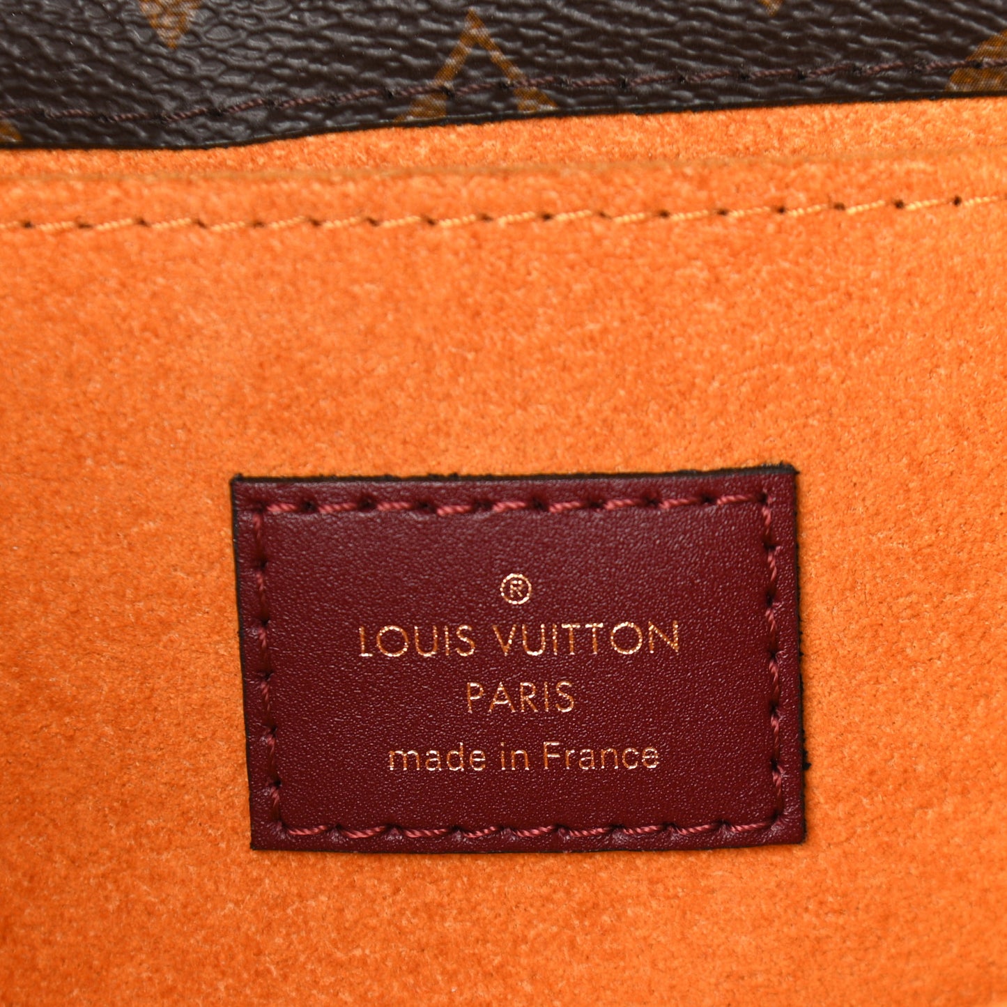 Monogram Braided Pochette Metis Safran