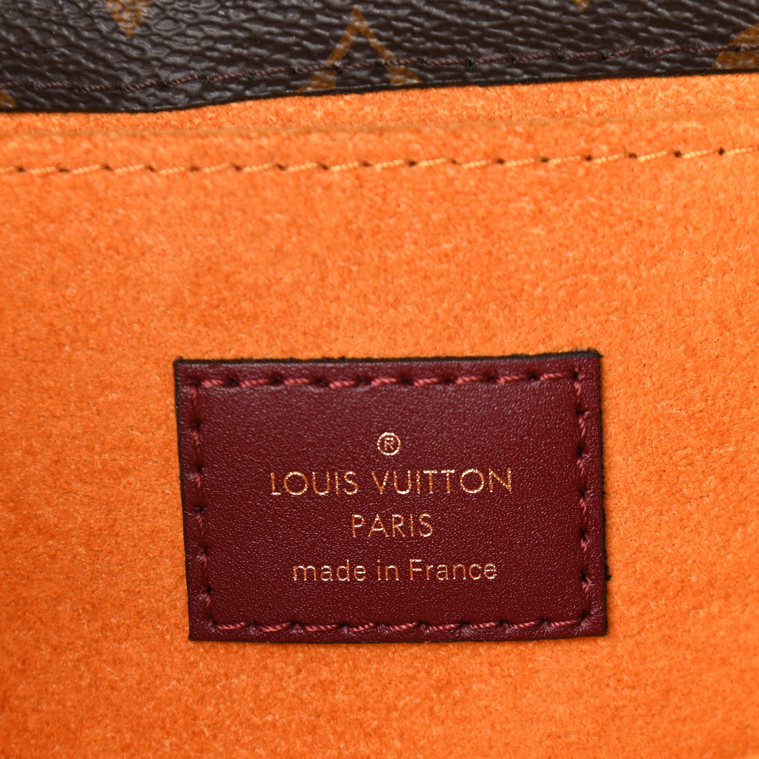 Louis Vuitton Monogram Braided Pochette Metis Safran 6 of 11