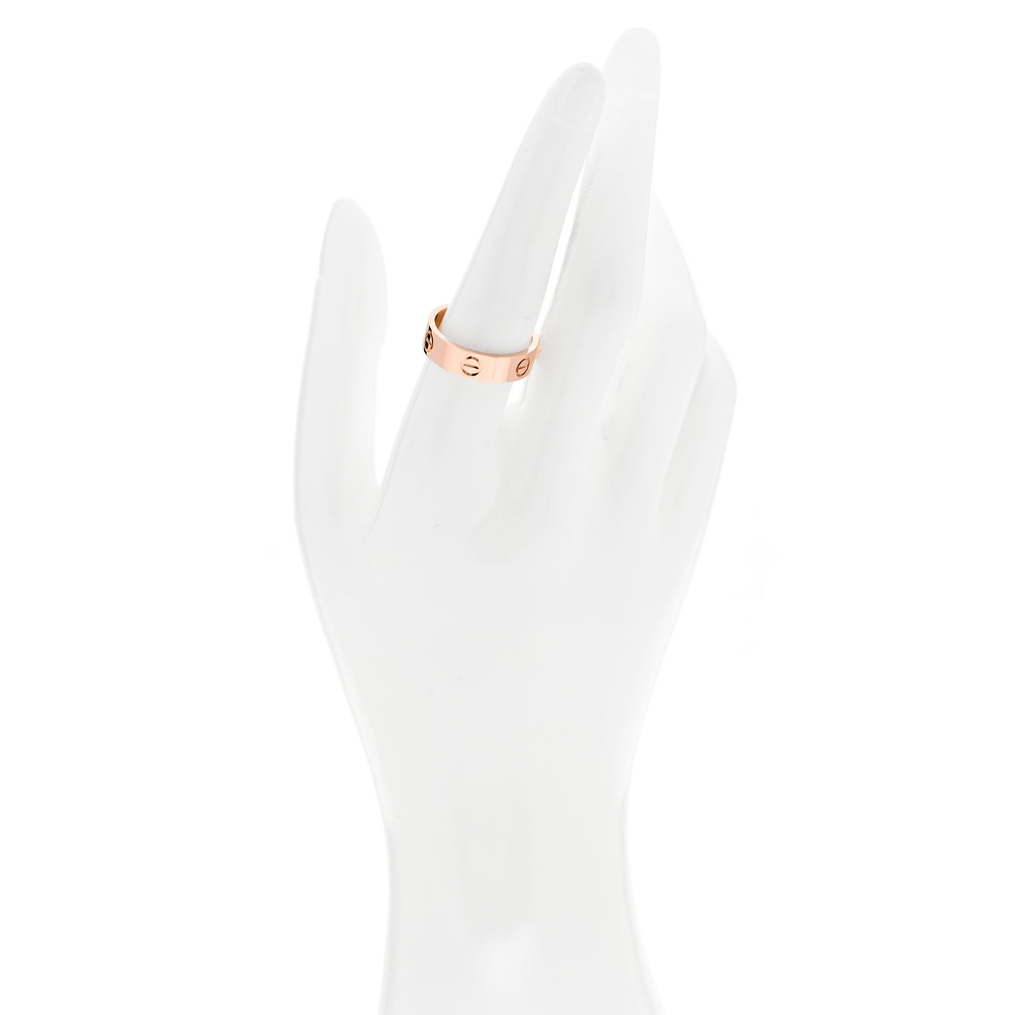 18K Pink Gold 5.5mm LOVE Ring 58 8.25