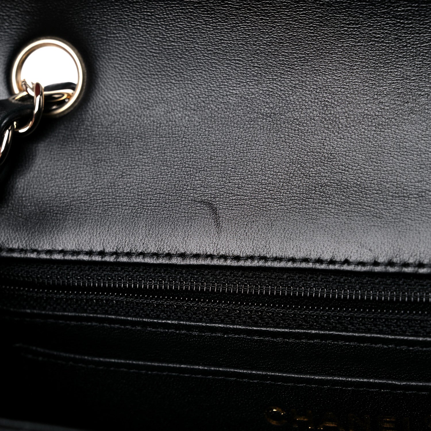 Chanel Lambskin Quilted Mini Rectangular Flap Black 10 of 12