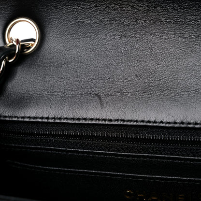 Chanel Lambskin Quilted Mini Rectangular Flap Black 10 of 12