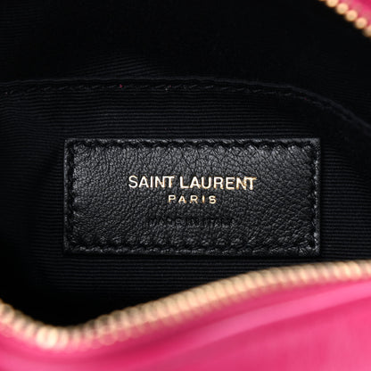 Saint Laurent Calfskin Matelasse Monogram Lou Belt Bag Bright Pink 6 of 9