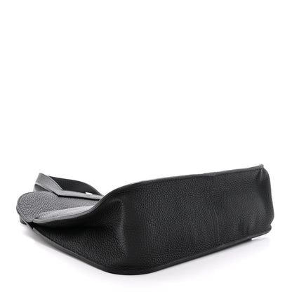 Hermes Taurillon Clemence Halzan 31 GM Black 4 of 10