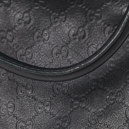 Gucci Guccissima Large Sukey Tote Black 9 of 13
