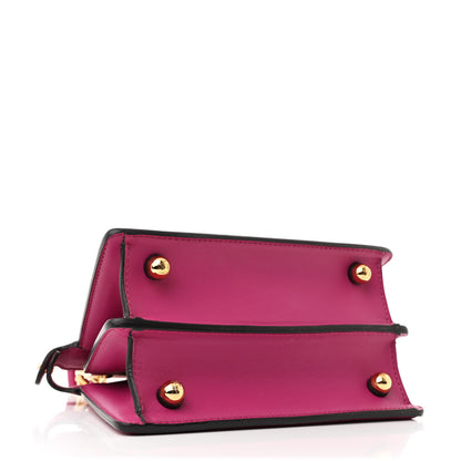 Fendi Shiny Nappa Petite Peekaboo I SEE U Satchel Ciclamino Pilar 4 of 12