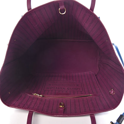 Louis Vuitton Monogram Totem Neverfull MM Magenta 5 of 11