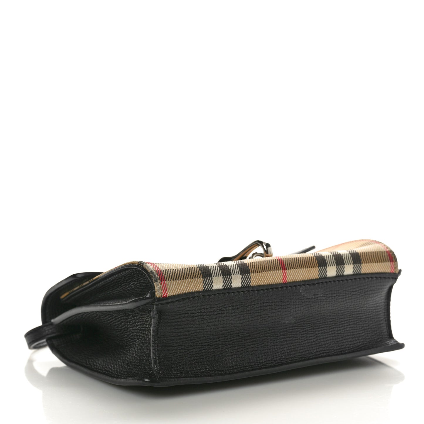 Derby Calfskin Vintage Check Small Macken Crossbody Bag Black