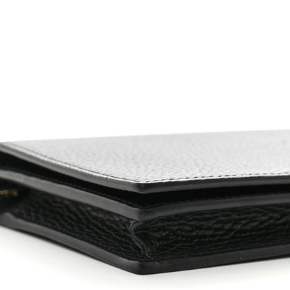 Gucci Dollar Calfskin Medium Betty Chain Wallet Black 9 of 11