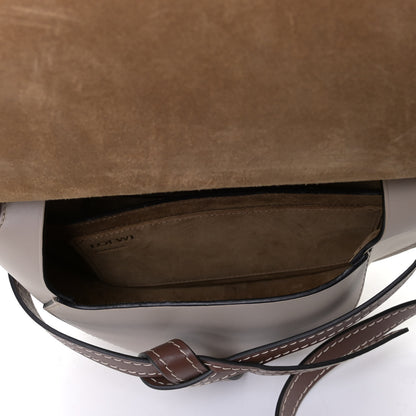 Loewe Soft Calfskin Small Gate Crossbody Bag Marine Light Oat 5 of 5