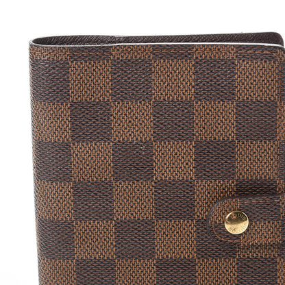Louis Vuitton Damier Ebene Small Ring Agenda Cover 8 of 8