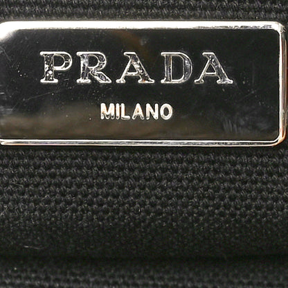 Prada Raffia Crochet Giardiniera Pom Pom Tote Naturale Black 6 of 9