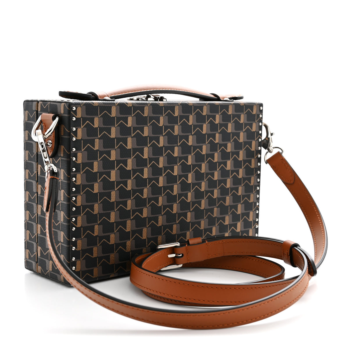 Toile 1920 Oh! Little Suitcase Carbon Bronze Cognac