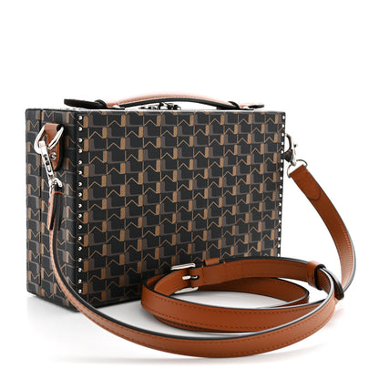 Moynat Toile 1920 Oh! Little Suitcase Carbon Bronze Cognac 4 of 11