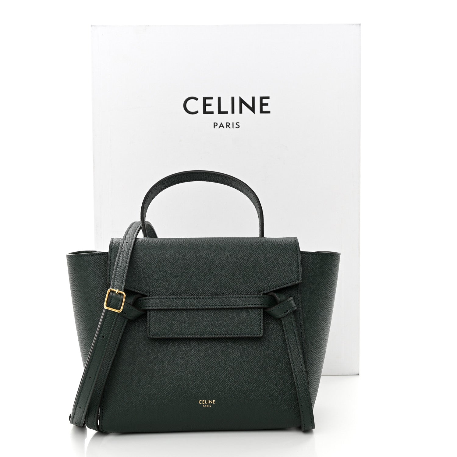 Celine Grained Calfskin Nano Belt Bag Amazone 13 of 13