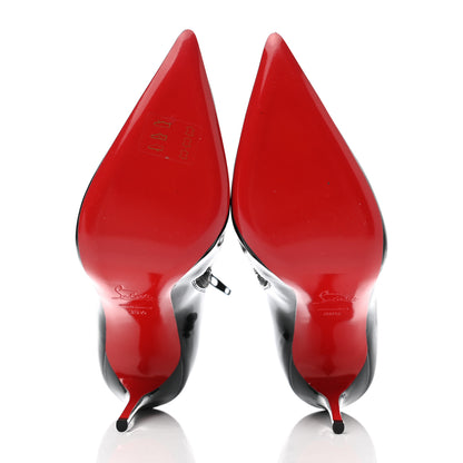 Christian Louboutin Patent So Kate Booty 100 Ankle Boots 38.5 Black 5 of 7