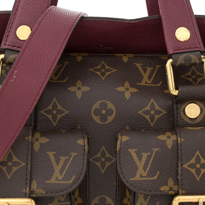 Louis Vuitton Monogram Manhattan NM Raisin 8 of 17