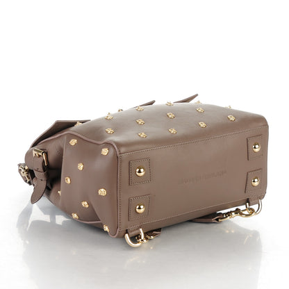 Mulberry Calfskin Studded Medium Cara Delevingne Convertible Satchel Taupe 4 of 7