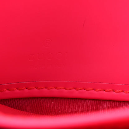 Gucci Calfskin GG Rubber Effect Zip Around Wallet Pink 6 of 11