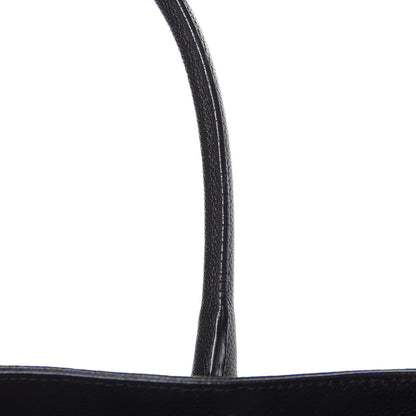 Chanel Calfskin Cerf Executive Shopper Tote Black 17 of 18