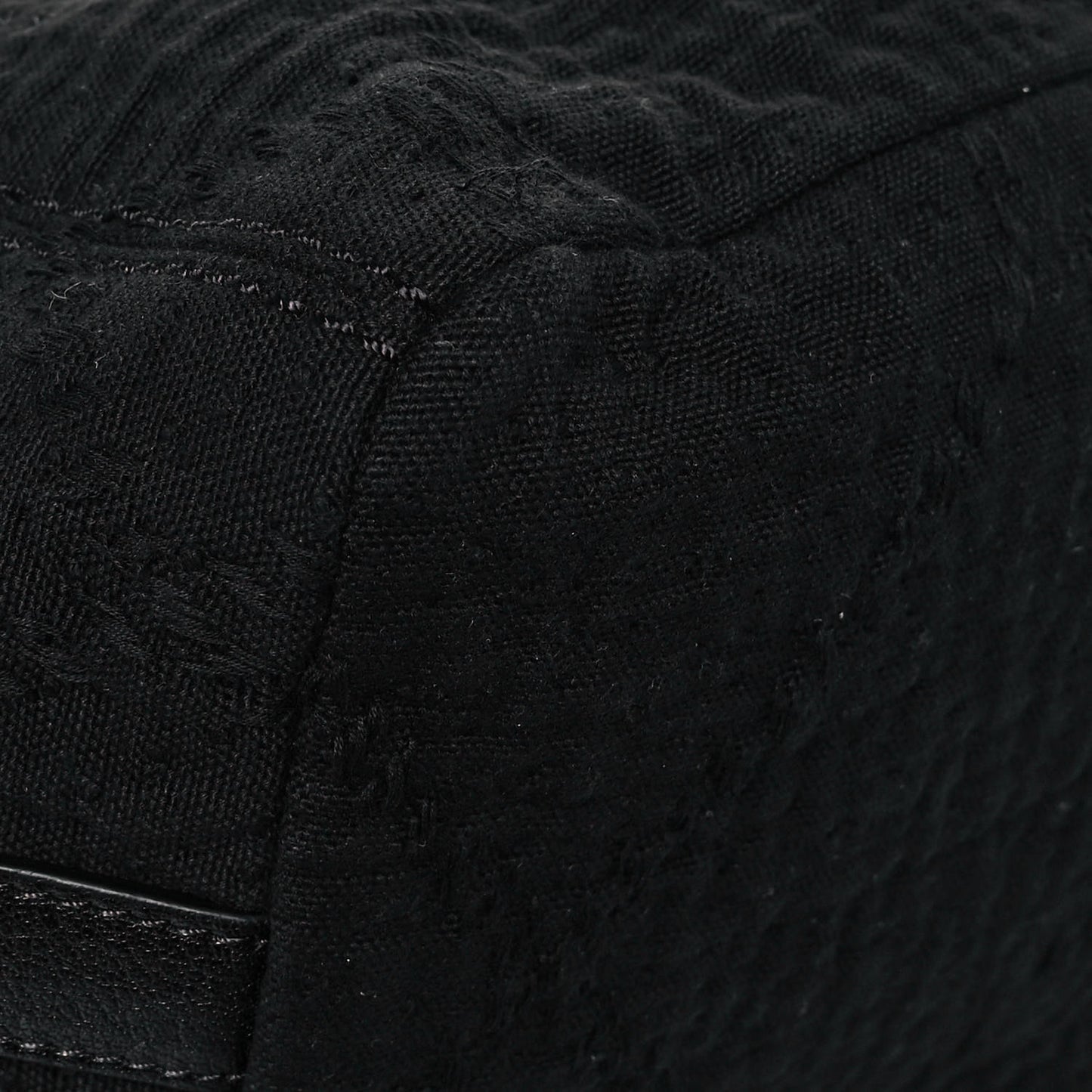 Canvas Small Double Face Tote Black