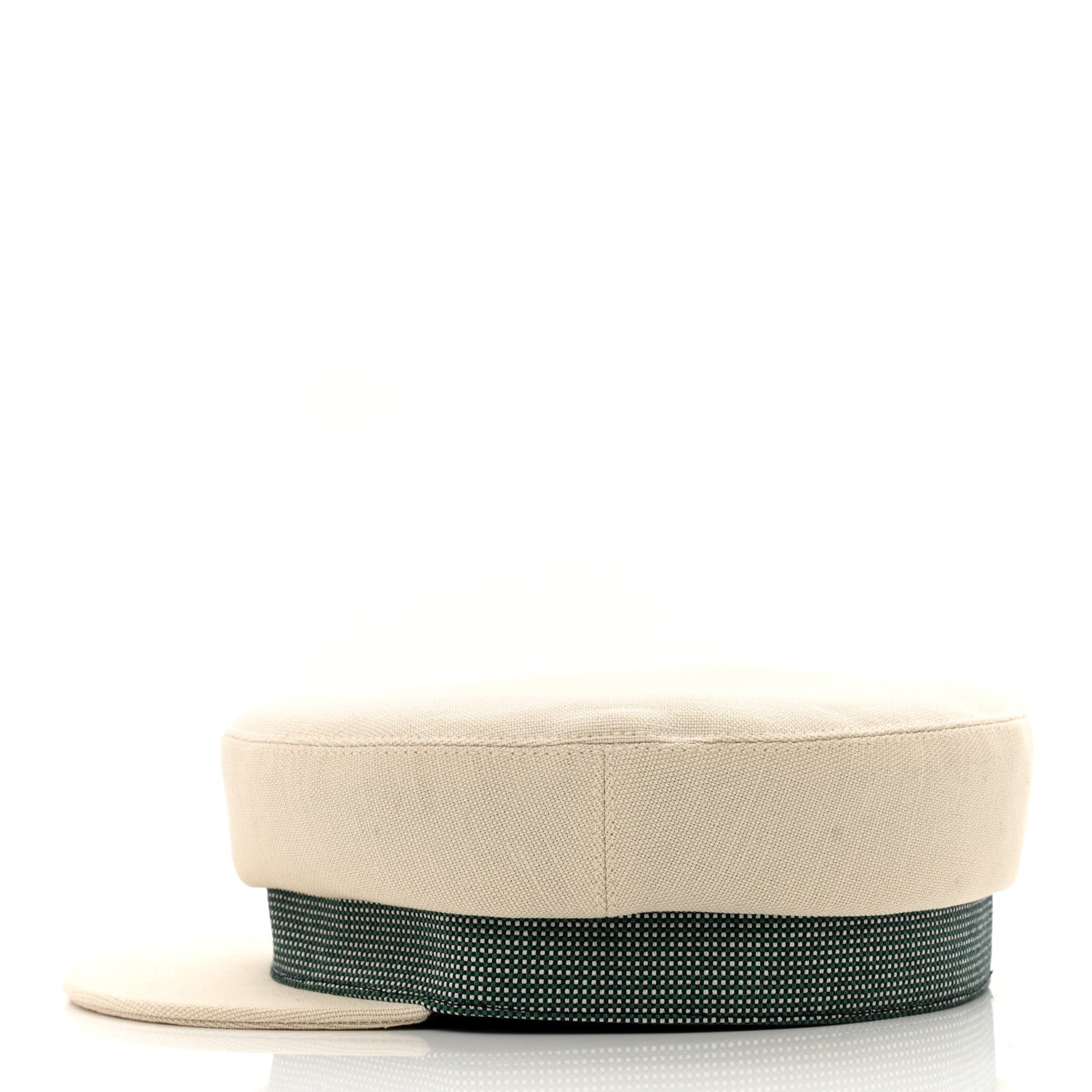 Hermes Cotton Hemp Cavale Pop Cap 57 Ecru Marine 3 of 7