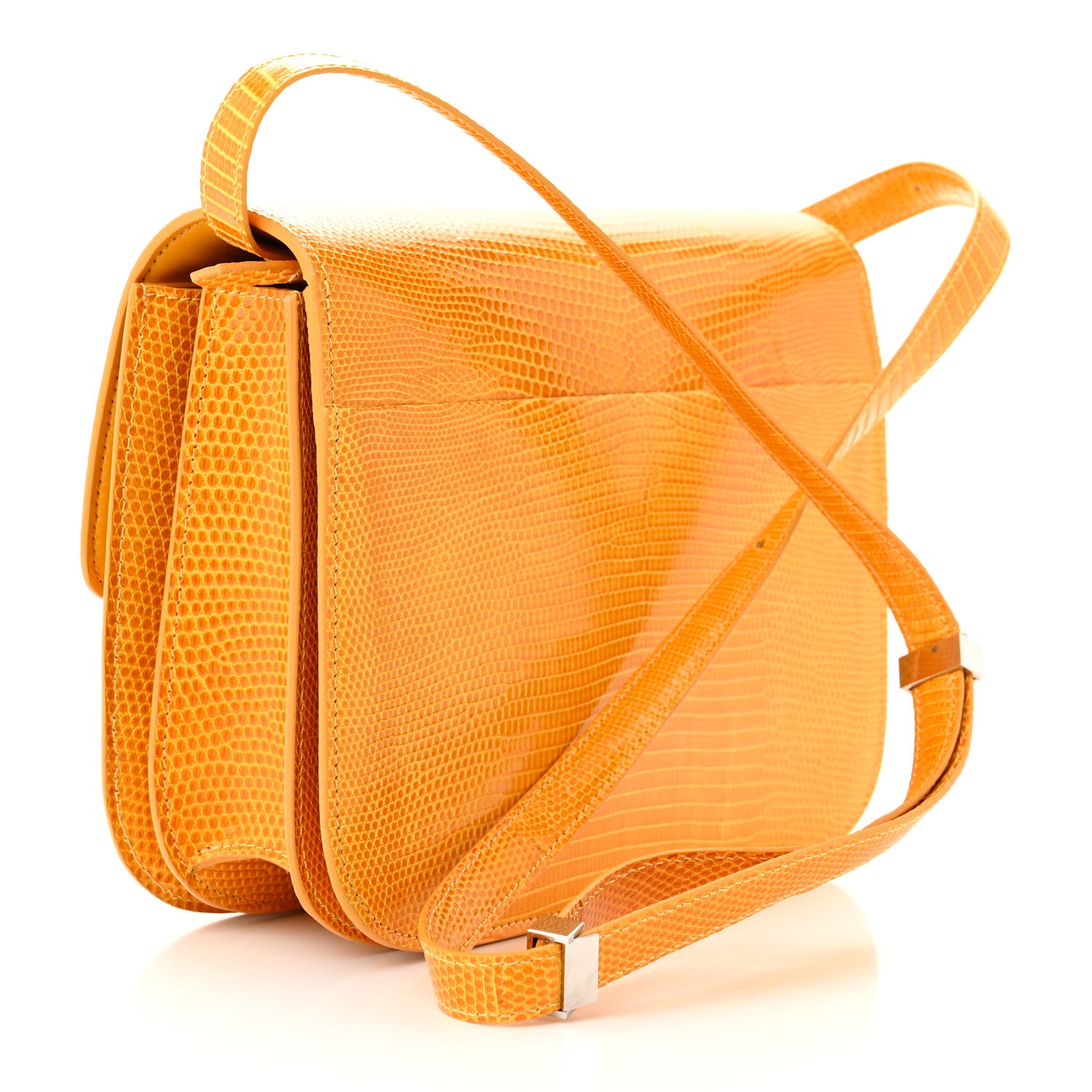 Celine Lizard Medium Classic Box Flap Bag Imperial 3 of 14
