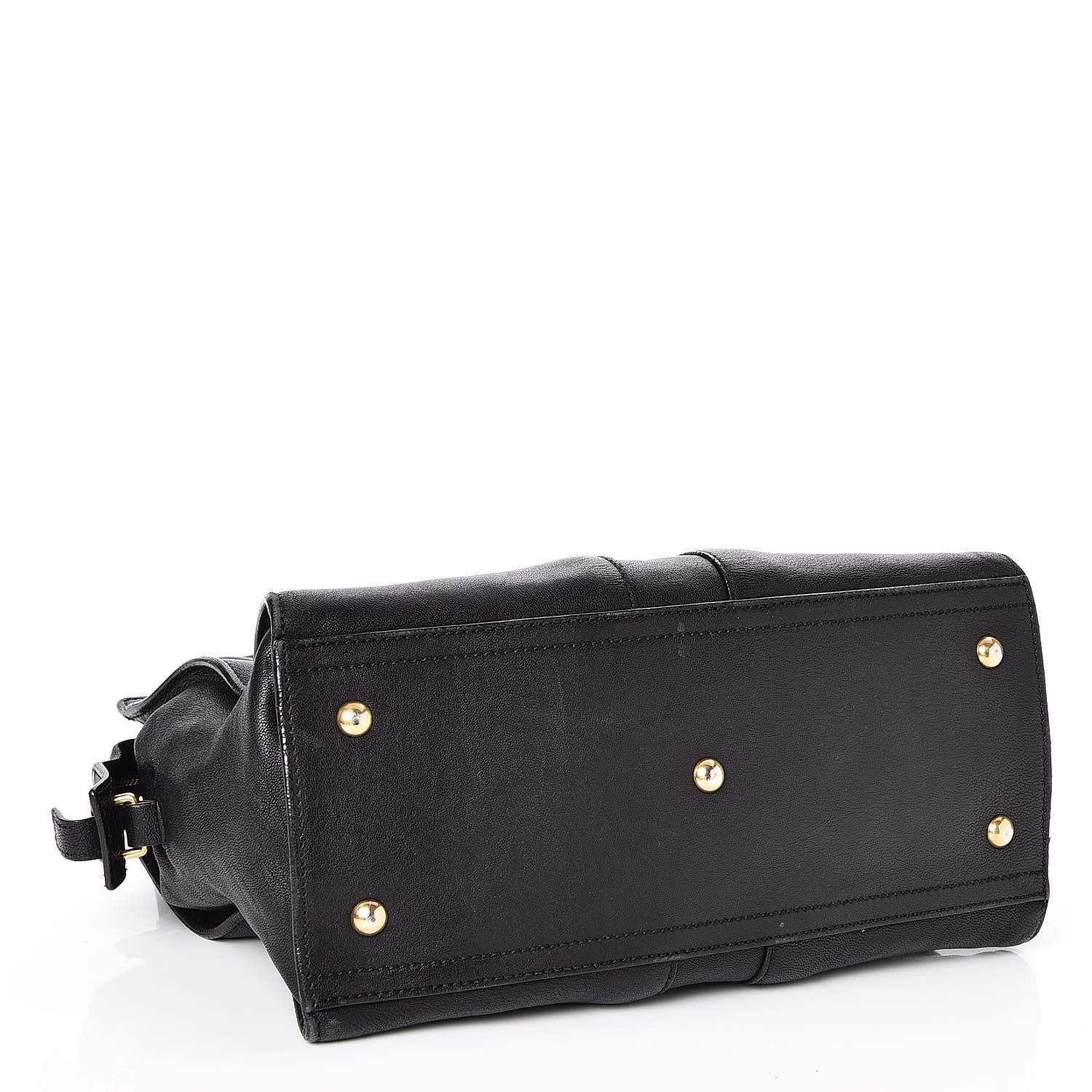Saint Laurent Sheepskin Small Cabas ChYc Black 4 of 14