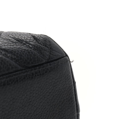 Chanel Caviar Quilted Jumbo Kelly Flap Black 11 of 14