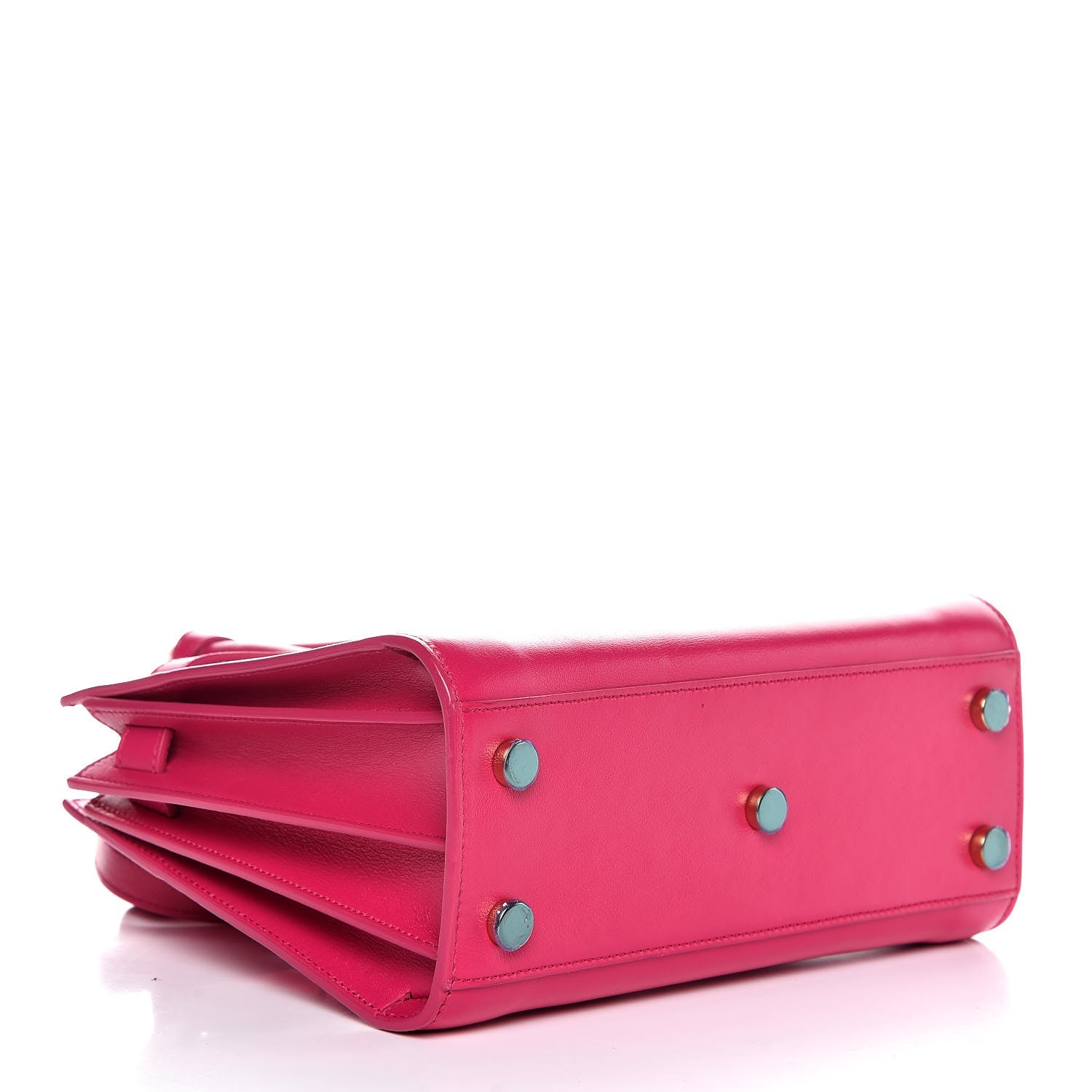 Saint Laurent Calfskin Nano Sac De Jour Lipstick Fuchsia 4 of 7