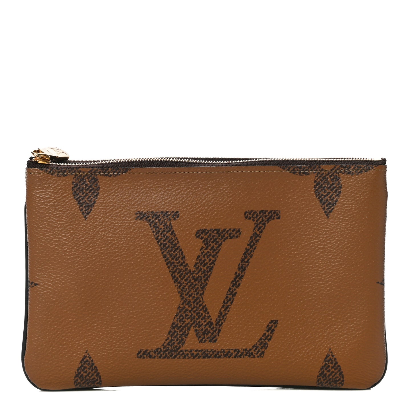 Reverse Monogram Giant Double Zip Pochette