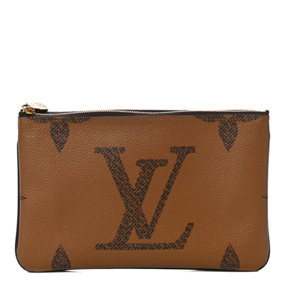 Louis Vuitton Reverse Monogram Giant Double Zip Pochette 1 of 11