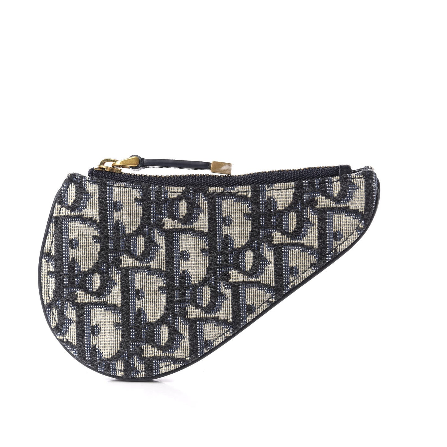 Oblique Saddle Coin Purse Blue