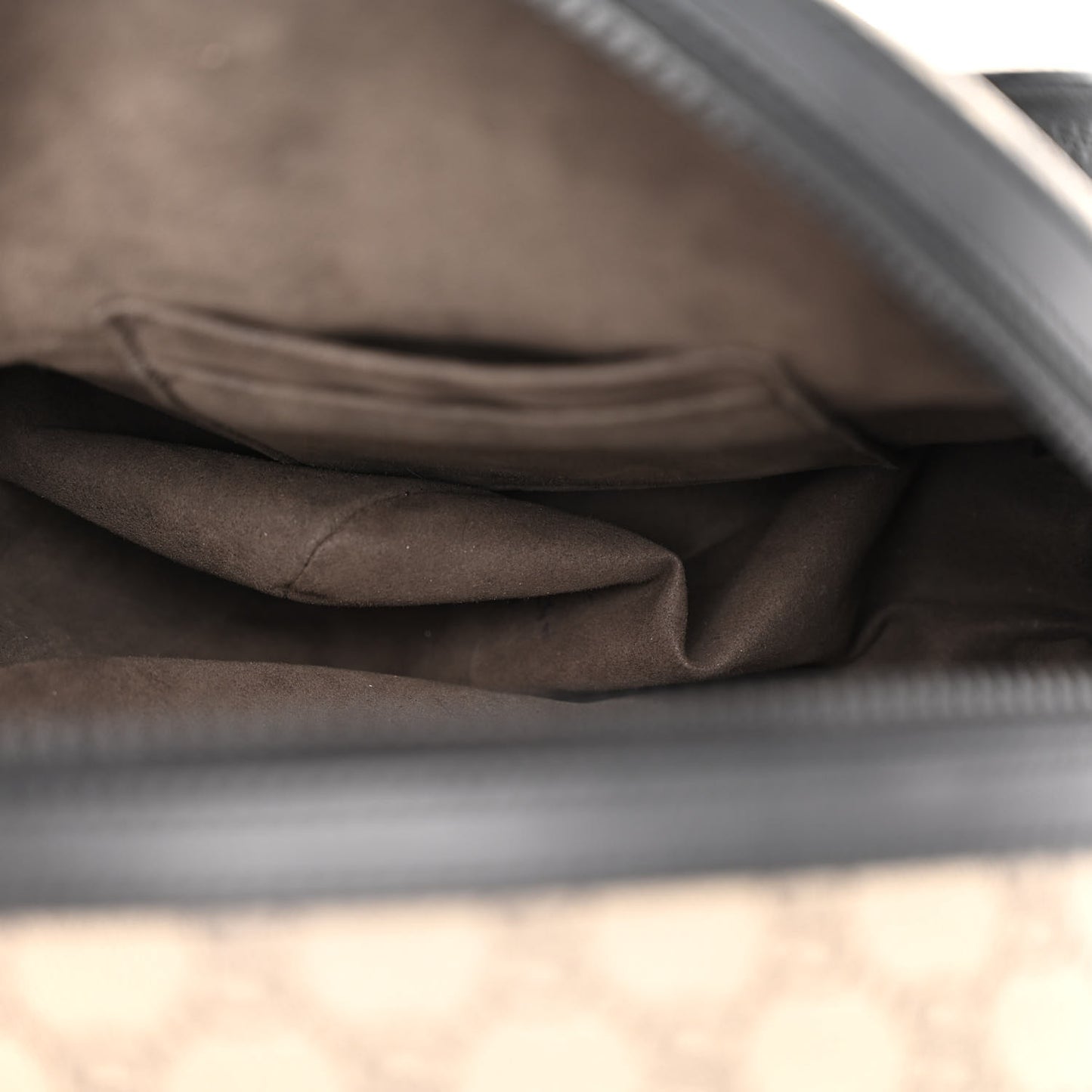 GG Supreme Monogram Small Eden Day Backpack Black