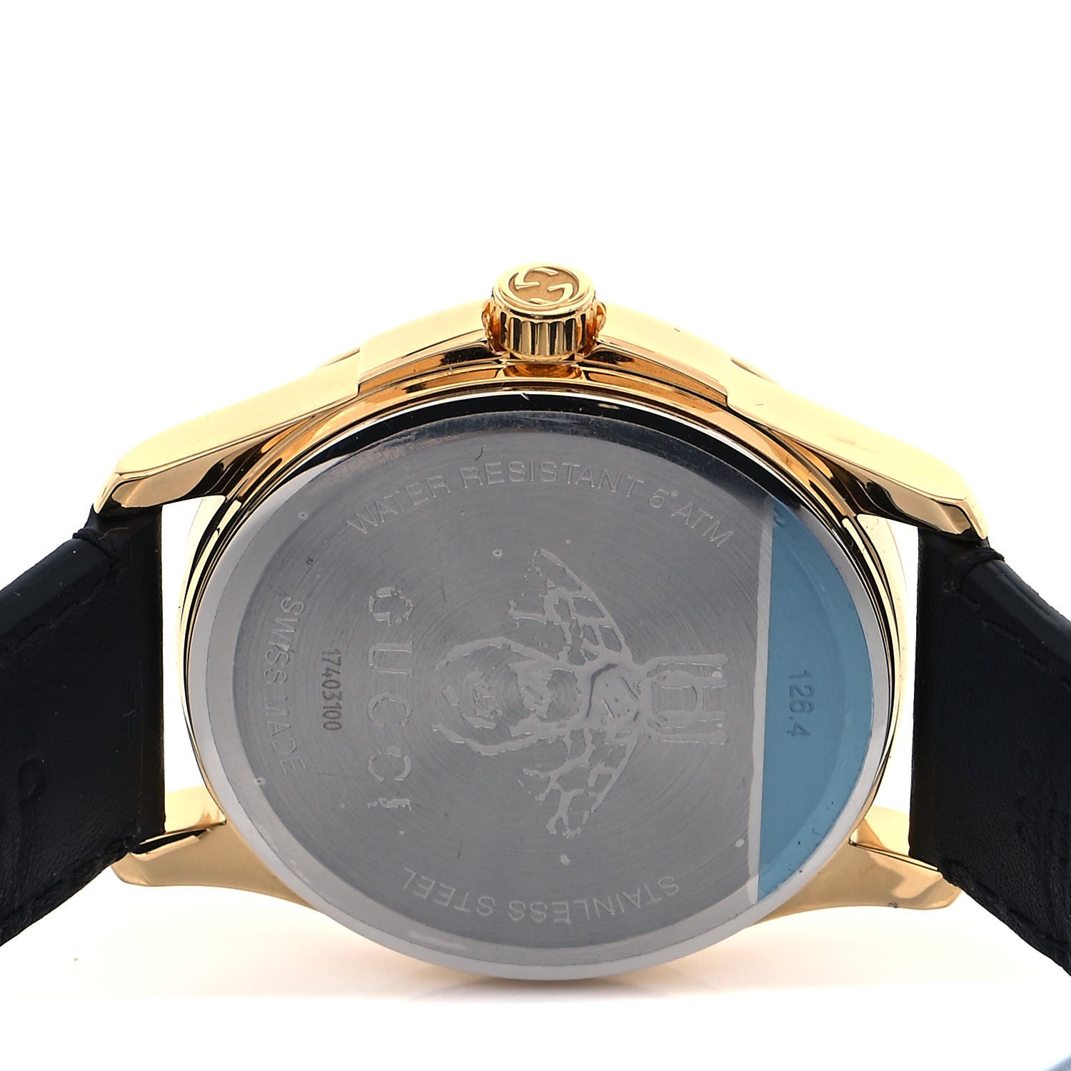 Gucci Stainless Steel Calfskin 38mm G-Timeless Quartz Watch Coral 4 of 5