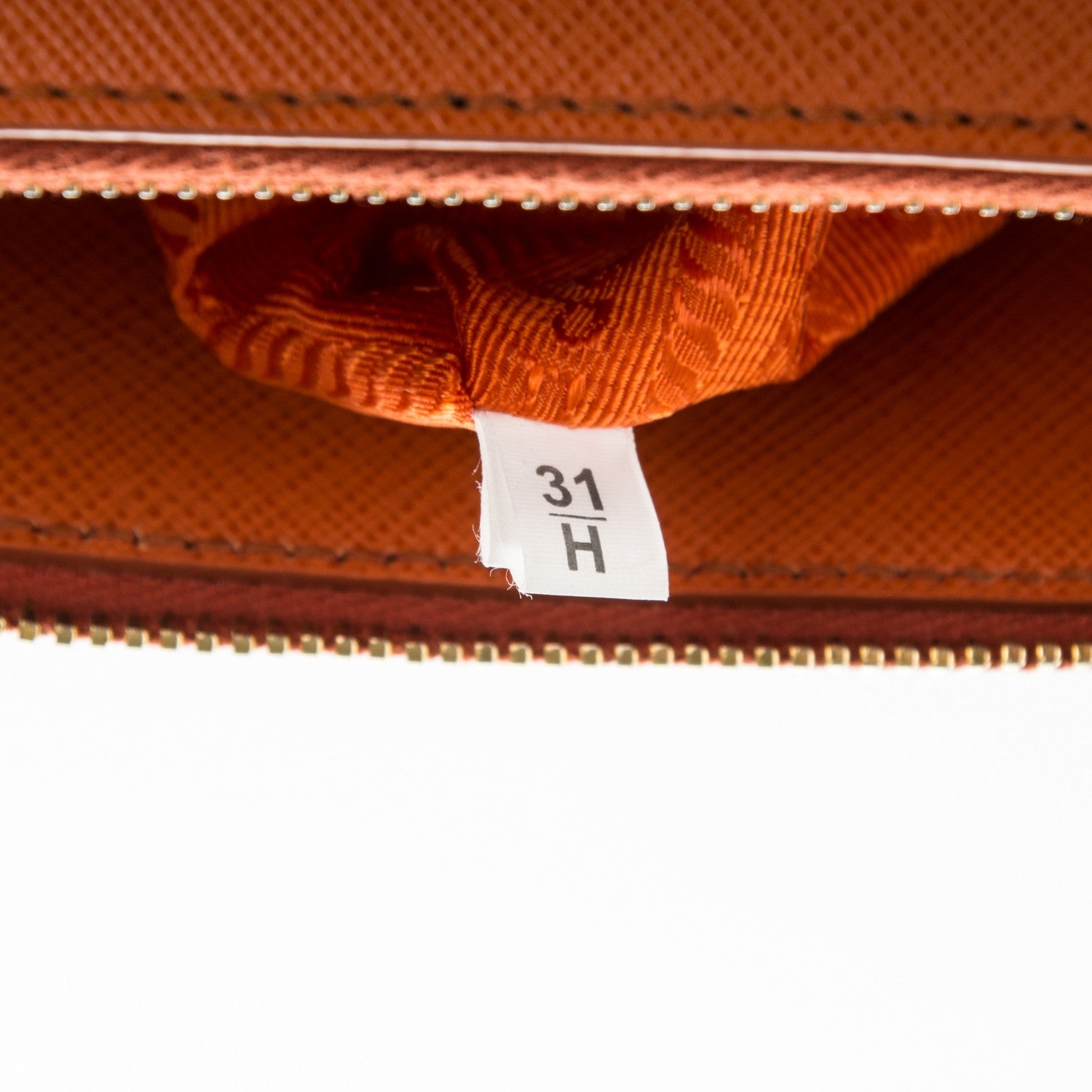 Prada Saffiano Lux Large Promenade Tote Papaya 8 of 8