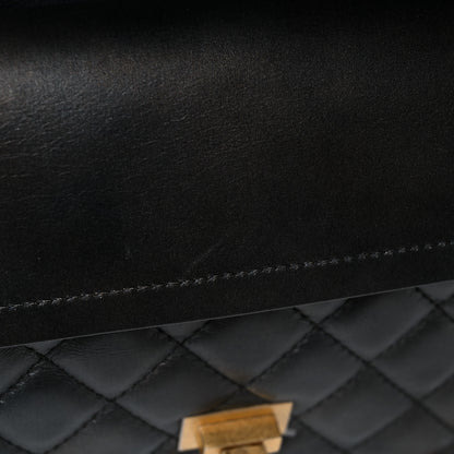 Chanel Metallic Calfskin Quilted 2.55 Reissue 226 Flap Charcoal 15 of 21