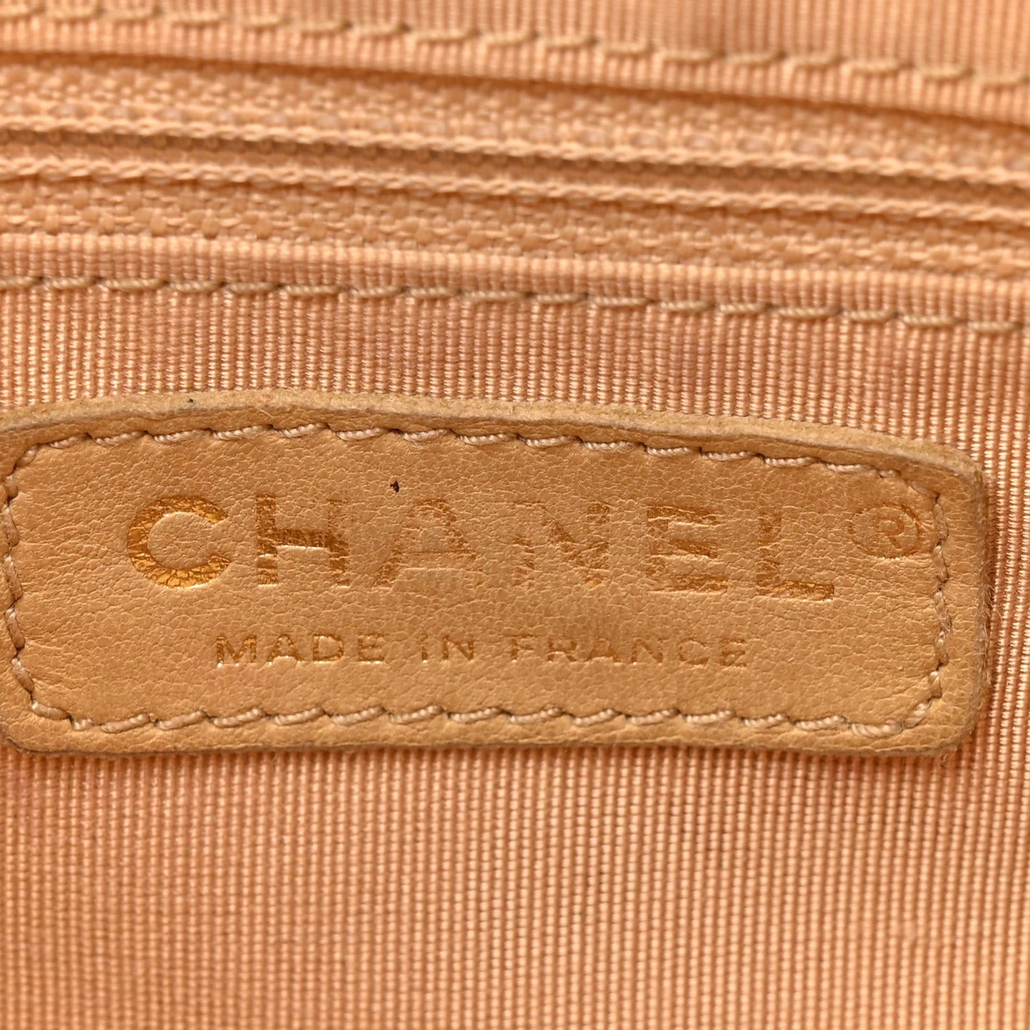 Caviar Quilted Timeless CC Shoulder Bag Beige