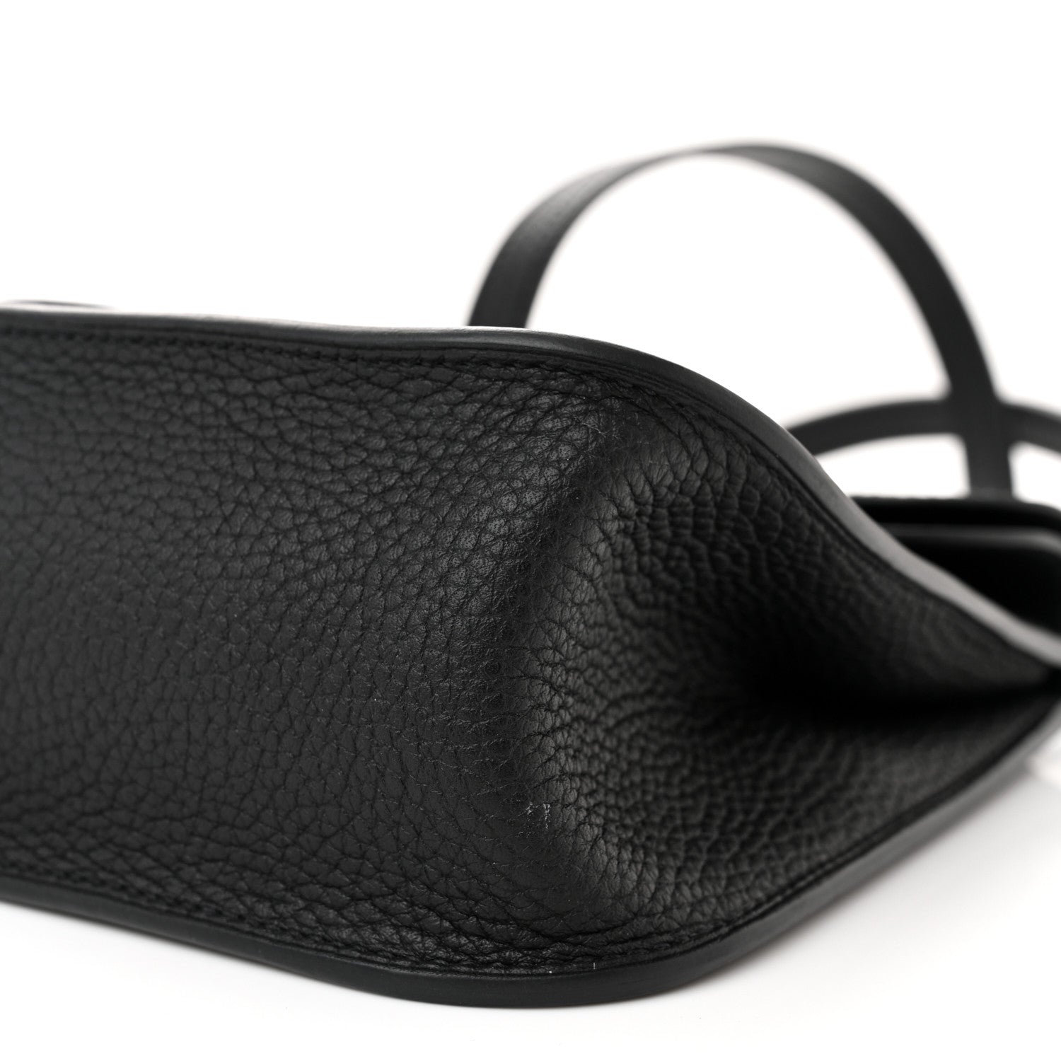 Hermes Taurillon Clemence Halzan 25 Black 5 of 11