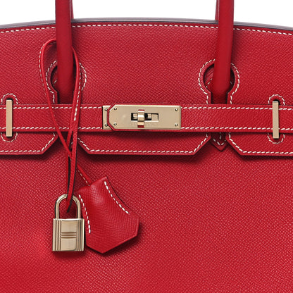 Hermes Epsom Candy Birkin 30 Rouge Casaque Bleu Thalassa 8 of 10