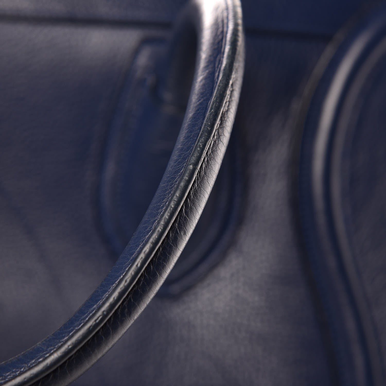 Celine Drummed Calfskin Mini Luggage Ink 13 of 14