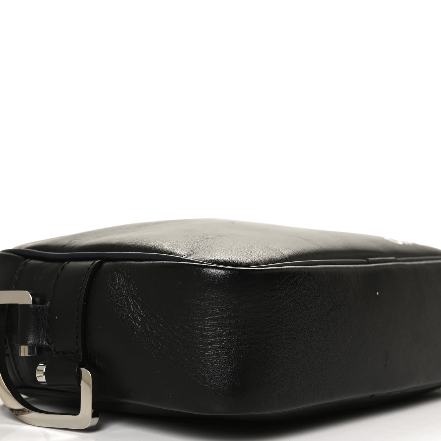 Off-White Calfskin Logo Crossbody Bag Black 8 of 11