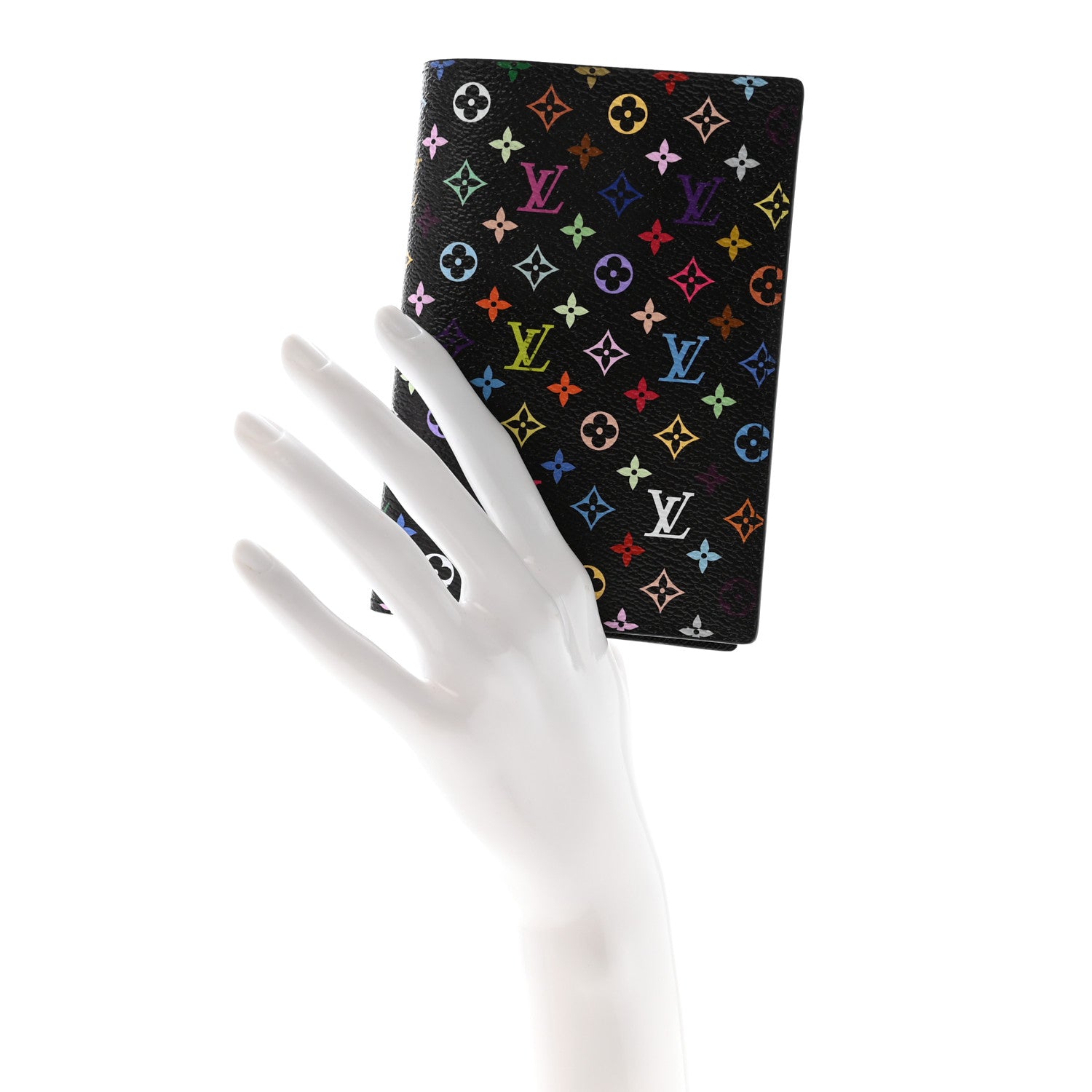Louis Vuitton LV X TM Monogram Multicolor Passport Cover Black 2 of 7