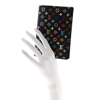 Louis Vuitton LV X TM Monogram Multicolor Passport Cover Black 2 of 7