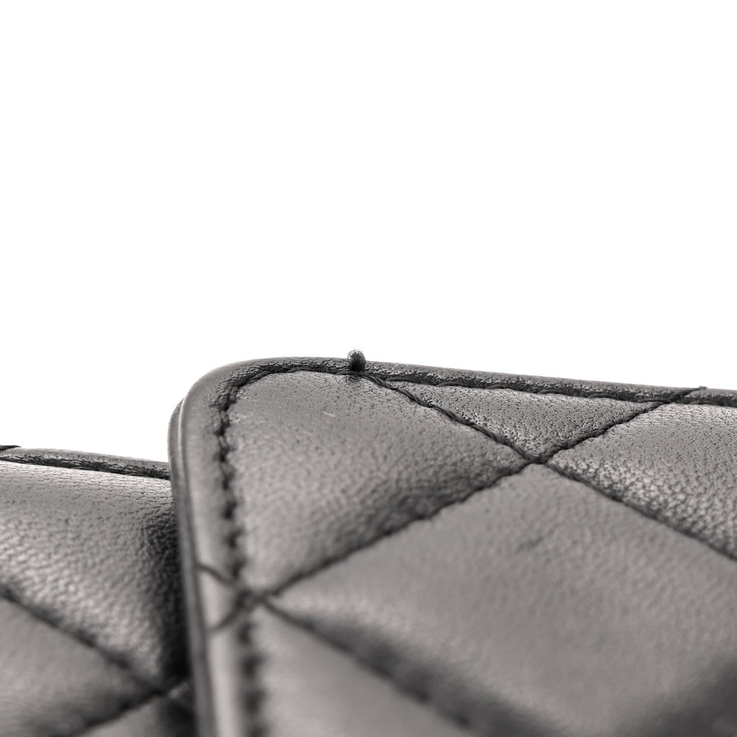 Chanel Lambskin Quilted Wallet On Chain WOC Black 14 of 15
