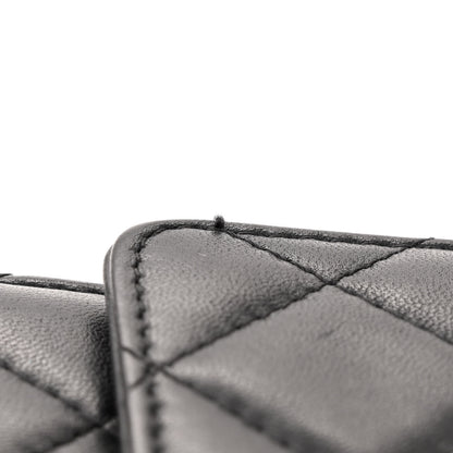 Chanel Lambskin Quilted Wallet On Chain WOC Black 14 of 15
