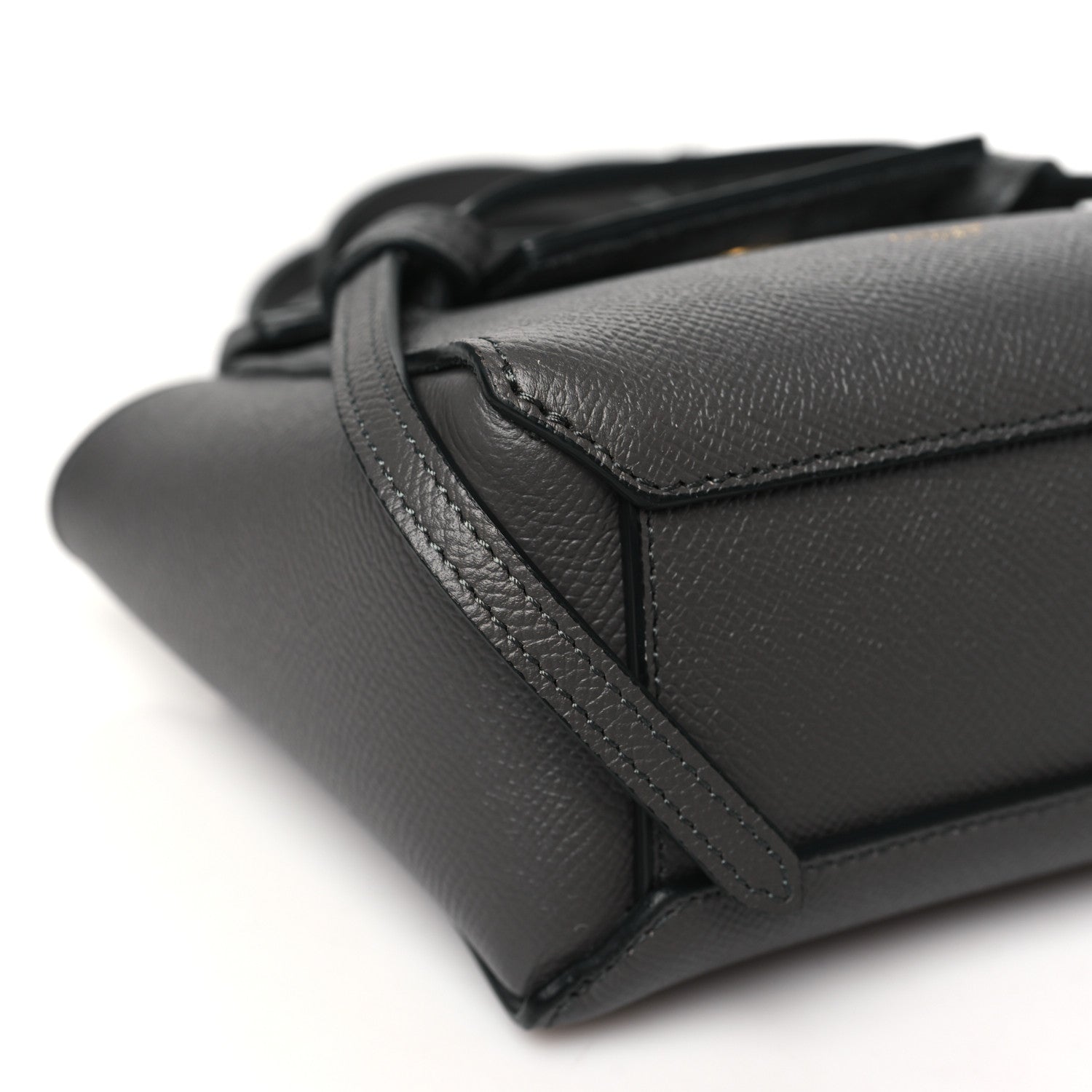 Celine Grained Calfskin Pico Belt Bag Grey 9 of 10
